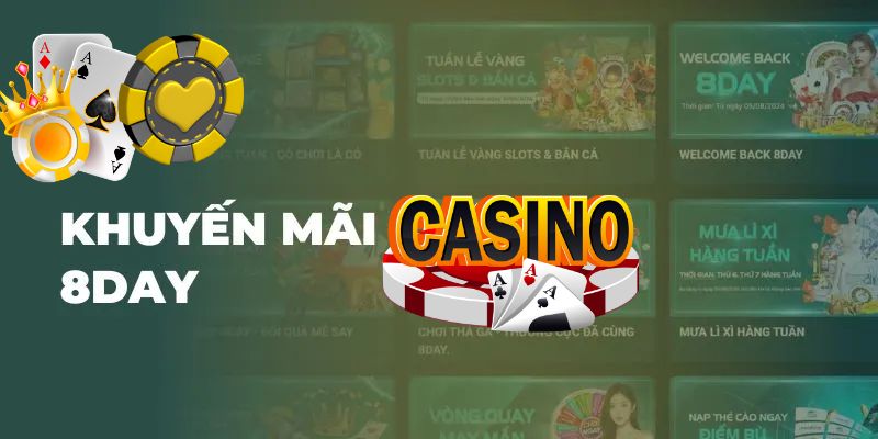 Khuyến mãi áp dụng cho các trò chơi casino trên trang web