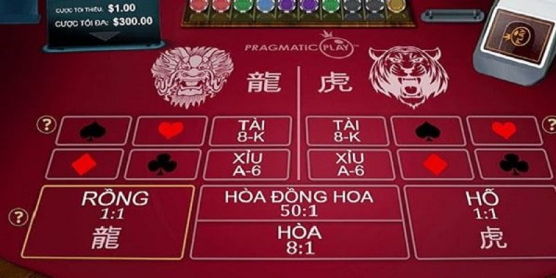 Game bài Dragon Tiger có các cửa cược đơn giản và dễ tham gia